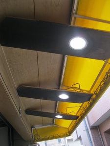 照明器具の取付出来ます。